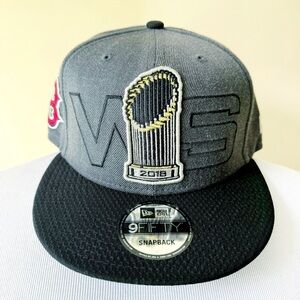New Era Boston Red Sox SnapBack Hat Cap 9Fifty 2018 MLB World Series Champions
